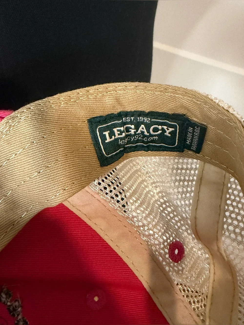 Blue Ridge Georgia - Legacy Kids Pink Mesh Trucker Hat